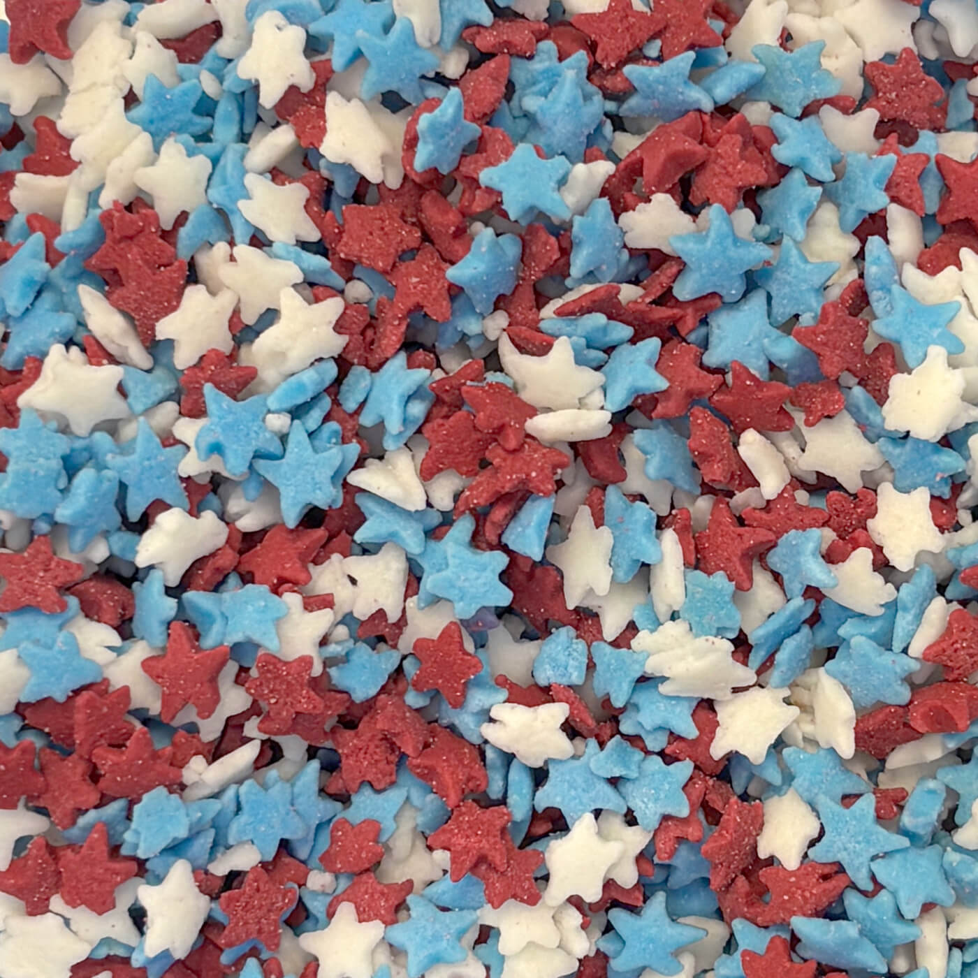Natural Red White Blue Stars